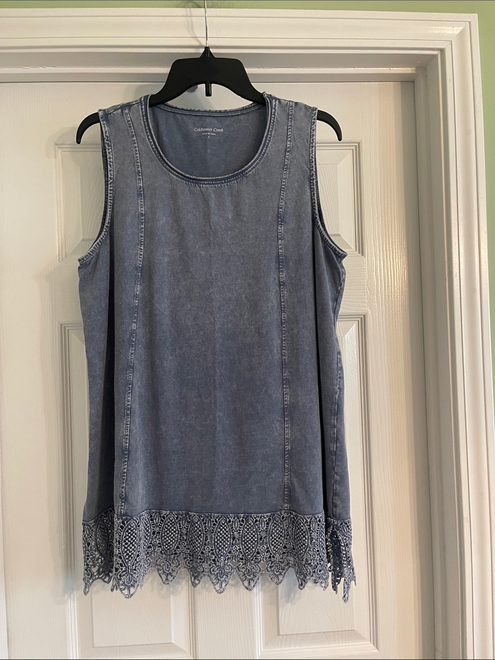 Coldwater Creek Sleeveless tunic-Sz Large